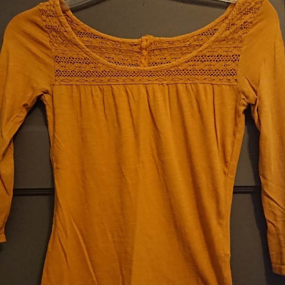 Burnt orange shirt